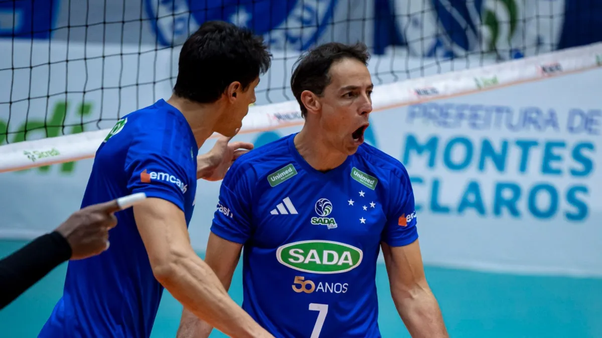Com retorno histórico de Rapha, Cruzeiro supera Montes Claros na estreia do Mineiro de Vôlei